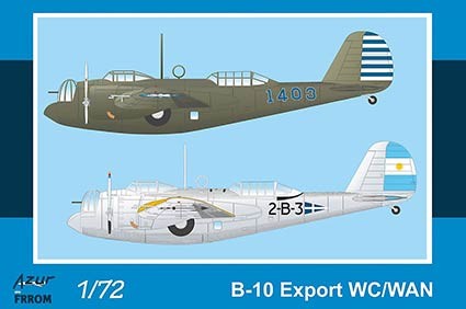 Frrom Azur FR0043 Martin B-10 Export WC/WAN 1/72