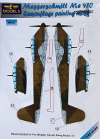 LF Model M4837 Mask Messerschmitt Me 410 (REV/MENG) 1/48