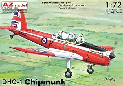 Az Model 76050 DHC-1 Chipmunk (3x camo) 1/72