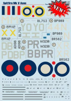 Print Scale 48-123 Spitfire Mk V Aces Part 2 1/48