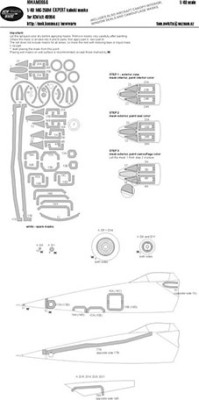 New Ware NWA-M0664 1/48 Mask MiG-25BM EXPERT (ICM 48905)