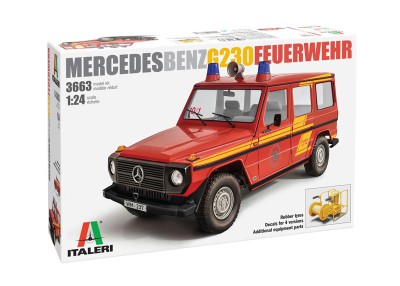 Italeri 03663 Mercedes Benz G230 Feuerwehr 1/24