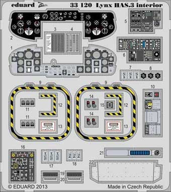 Eduard 33120 Lynx HAS.3 interior S.A. 1/32
