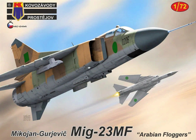Kovozavody Prostejov 72309 MiG-23MF 'Arabian Floggers' (3x camo) 1/72