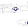 Eduard EX1043 Mask B-24J US national insignia (HOBBYB) 1/48