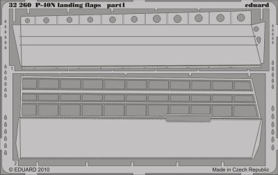 Eduard 32260 P-40N landing flaps