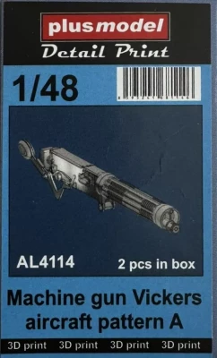 Plusmodel AL4114 MG Vickers aircraft pattern A (2 pcs.) 1/48