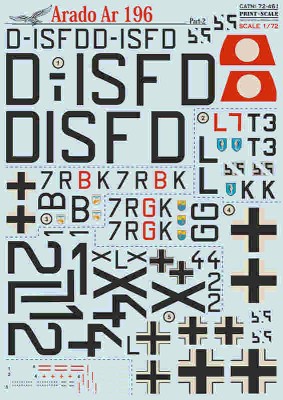 Print Scale C72461 Arado Ar 196 (wet decal) 1/72