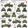 Star Decals STAR35948 Modern African Wars #3. Mercs and Commandos in Katanga and Congo. M3A1 White Scout M8 Greyhound Land Rover Series III 1/35