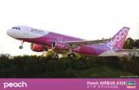 Hasegawa 10689 Peach Aviation Airbus A320 1/144