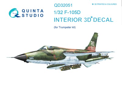 Quinta studio QD32051 F-105D (для модели Trumpeter) 1/32