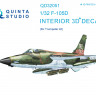 Quinta studio QD32051 F-105D (для модели Trumpeter) 3D Декаль интерьера кабины 1/32