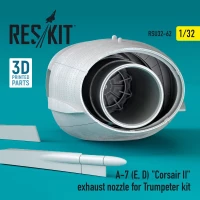 Reskit RSU32-0062 A-7 (E, D) 'Corsair II' exh.nozzle (TRUMP) 1/32