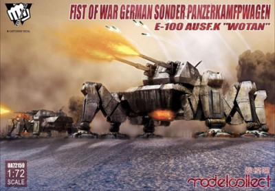 Modelcollect UA72159 Fist of War German Sonder Panzerkampfwagen E-100 Ausf. K &quot;Wotan&quot; 1/72