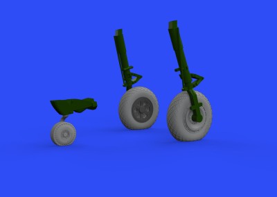 Eduard 648484 BRASSIN P-47D wheels (TAM) 1/48 (распродажа)