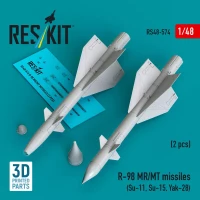 Reskit 48574 R-98 MR/MT missiles (2 pcs.) 1/48