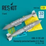 Reskit 32466 GBU-31 (V) 4/B thermally prot.bombs U.S. Navy 1/32
