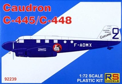 Rs Model 92239 Caudron C-445/C-448 (4x camo) 1/72
