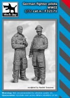 Black Dog F32171 German fighter pilots WWII 1/32