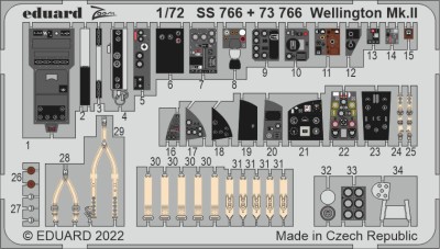 Eduard SS766 Wellington Mk.II (AIRF) 1/72