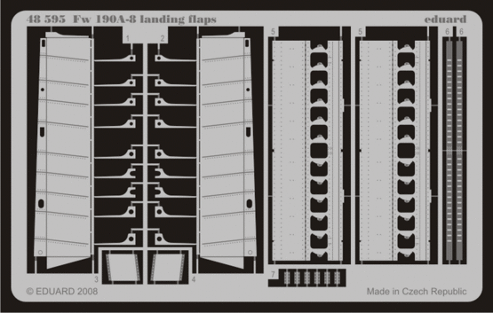 Eduard 48595 Fw 190A-8 landing flaps HAS