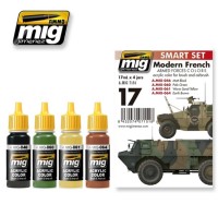 Ammo Mig 7151 Набор красок Современные цвета ВС Франции