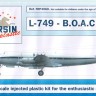 F-rsin Plastic FRP4060 Lockheed L-049/L-749 Constellation - BOAC - silk-screened/laser decals 1/144