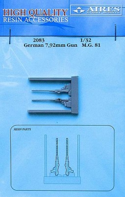 Aires 2083 German 7,92mm gun M.G. 81 1/32