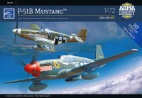 Arma Hobby 70069 P-51B Mustang DELUXE SET 2-in-1 (8x camo) 1/72