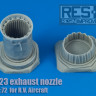 RES-IM RESIM7207 1/72 MiG-23 Exhaust nozzle (for RV AIRCRAFT)