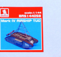 Brengun BRS144058 Mark IV Airship tug (resin kit) 1/144