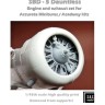 Sbs Model 48087 SBD-5 Dauntless Engine & Exhaust set 1/48
