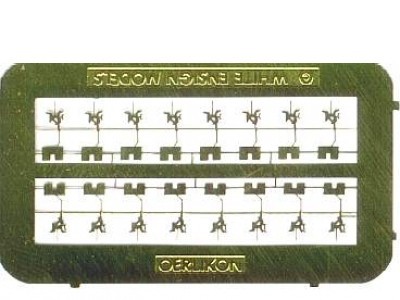 White Ensign Models PE 604 20mm OERLIKONS and SHIELDS 1/600
