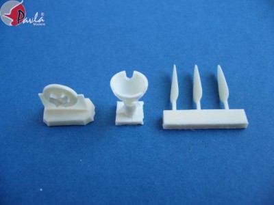 Pavla Models U72-57 Bf 109G-10/K-4 propeller and spinner 1:72