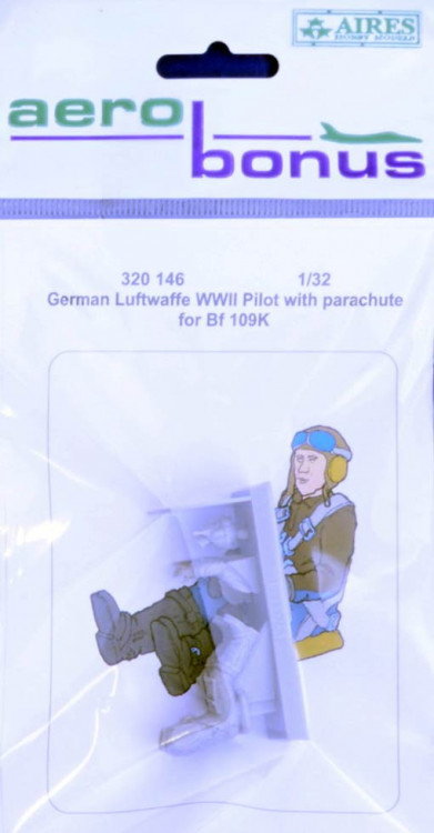 Aerobonus 320146 Luftwaffe WWII Pilot w/ parachute for Bf 109K 1/32