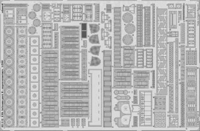 Eduard 53112 1/200 Фототравление для USS Arizona part 6 - superstructure