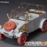 Voyager Model PE351314 WWII German Kubelwagen Type 82 Africa Troop Version Upgrade Set (MENG VS-015) 1/35