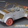 Voyager Model PE351314 WWII German Kubelwagen Type 82 Africa Troop Version Upgrade Set (MENG VS-015) 1/35