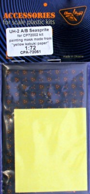 Clear Prop CPA72051 UH-2 A/B Seasprite Painting mask 1/72