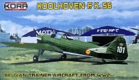 Kora Model PK72198 Koolhoven F.K. 56 Belgian Trainer Aircr. WWII 1/72