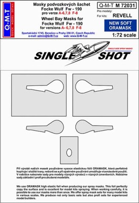 Q-M-T M72031 1/72 Mask Fw-190A-8, F-8 (REV)