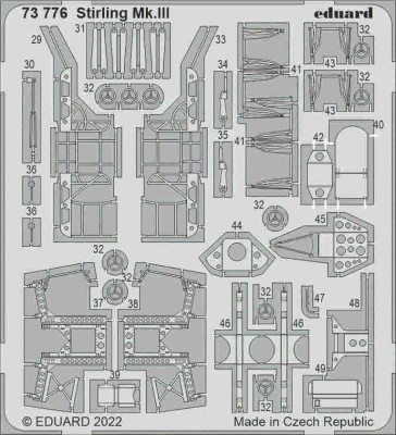 Eduard 73776 SET Stirling Mk.III (ITA) 1/72