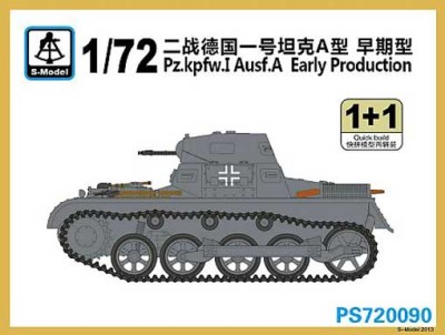 S-Model PS720090 Pz.Kpfw.I Ausf.A Early Production 1/72