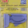 CMK 7370 SB2C-4 Helldiver Control Surfaces Set (ACAD) 1/72