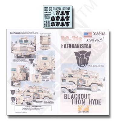 Echelon FD D356166 RG-31s in Afghanistan 1/35