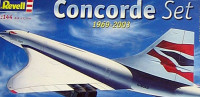 Revell 05757 Европейский самолёт "Gift Set Concorde BA" 1/144