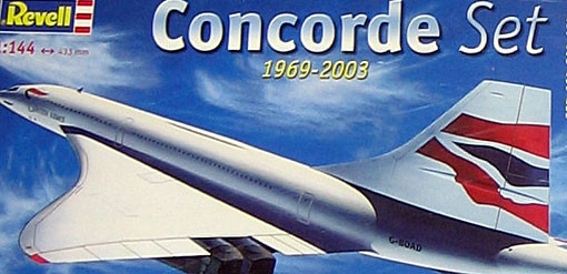 Revell 05757 Европейский самолёт "Gift Set Concorde BA" 1/144