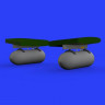 Eduard 648443 BRASSIN 1/48 Ki-61-I fuel tanks (TAM)