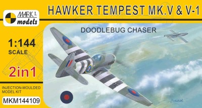 Mark 1 Models MKM-144109 Tempest Mk.V Srs.1/2 &amp; V1 'Doodlebug Chaser' 1/144
