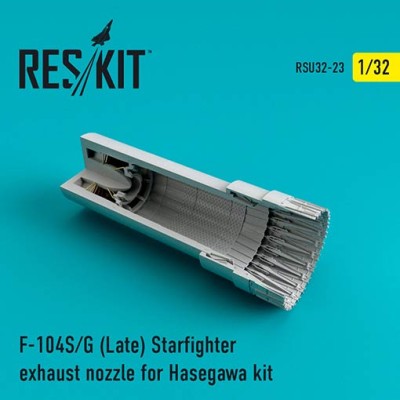 Reskit RSU32-0023 F-104 Starfighter S/G Late exh.nozzle (HAS) 1/32